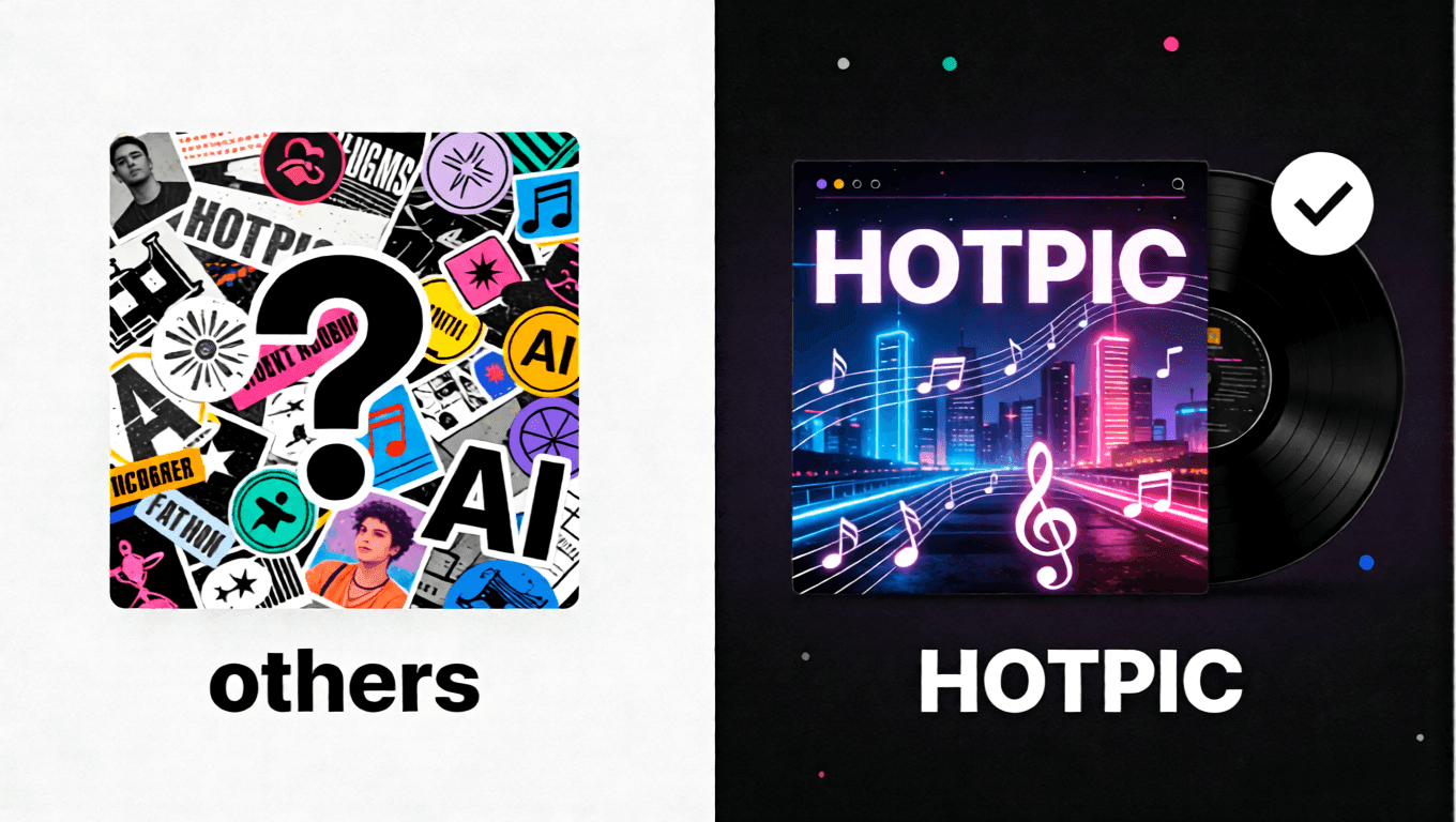AI Album Cover Generator Review: How HOTPIC Actually “Gets” Your Music’s Vibe