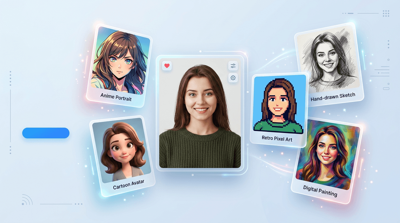 Best AI Filters Online with HOTPIC: Transform Photos into Anime, Cartoon, Pixel Art, and More