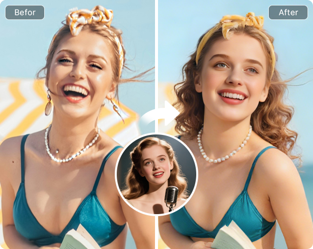 AI face swap preview